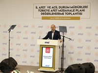 AFAD İl Müdürleri Toplantısı ANTALYA