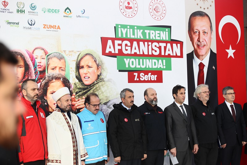 7. İyilik Treni Seferi Afganistan’a Uğurlandı