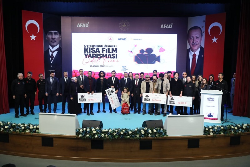 Afet Farkındalığı Konulu Kısa Film Yarışmasında Ödüller Sahiplerini Buldu