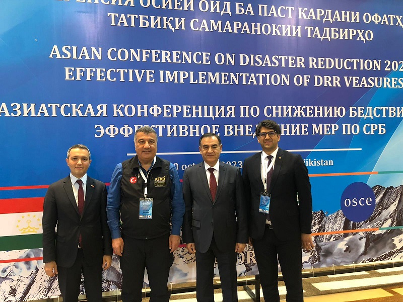 Asya Afet Risk Azaltma Konferansı Duşanbe’de Gerçekleştirildi